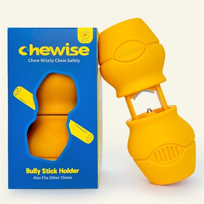 Chewise Bully Stick Holder Til Hundesnacks GUL X-Large
